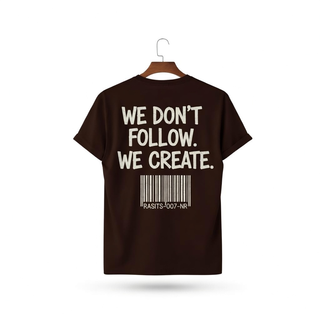 No Rules Society – Brown Statement T-Shirt 3
