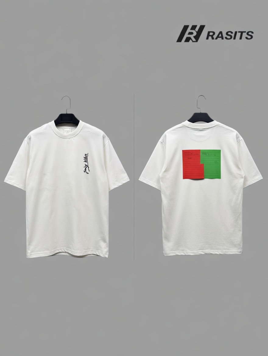 Juicy Vibes – Abstract Patchwork T-Shirt 4