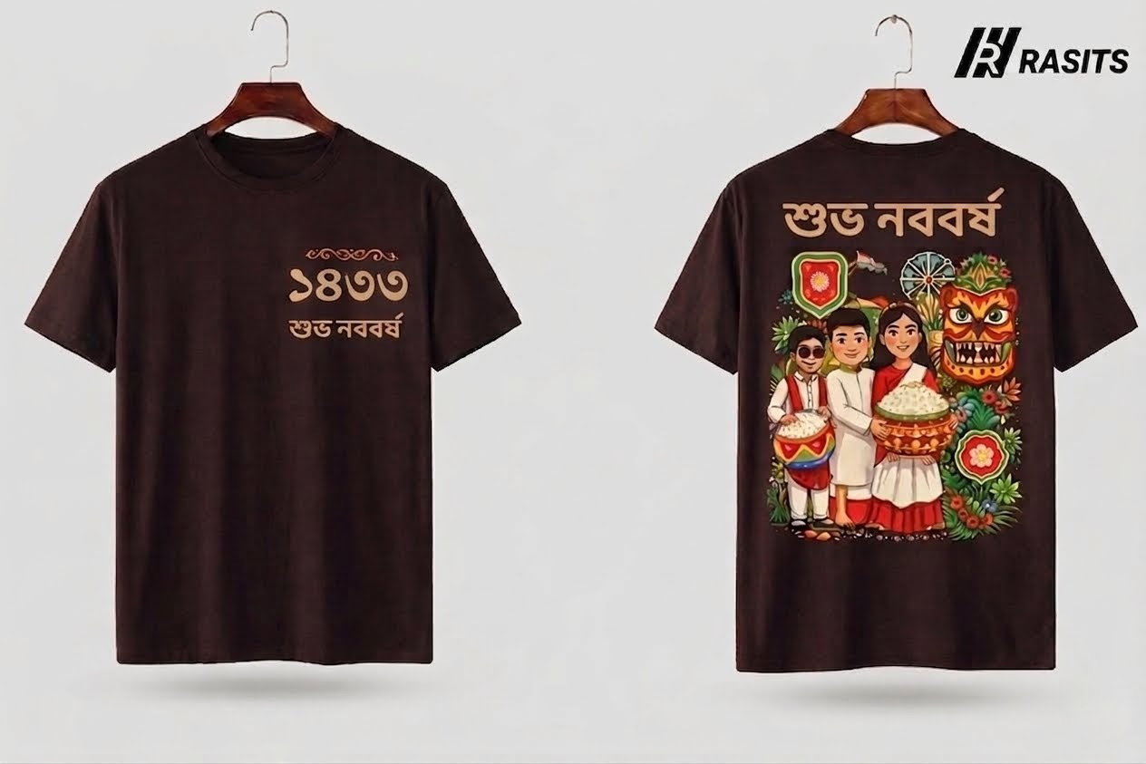 Pohela Boishakh special customised T-shirt🔥 2