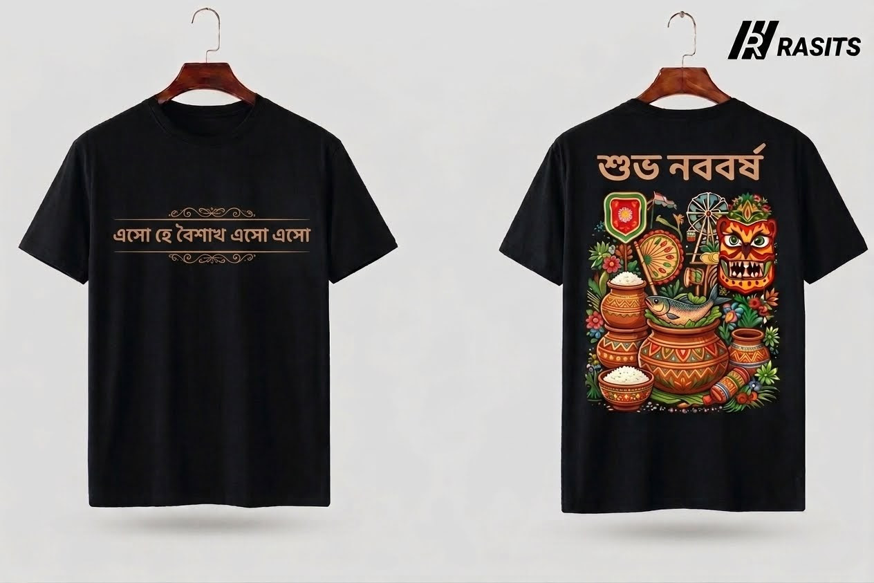 Pohela Boishakh special customised T-shirt🔥 3