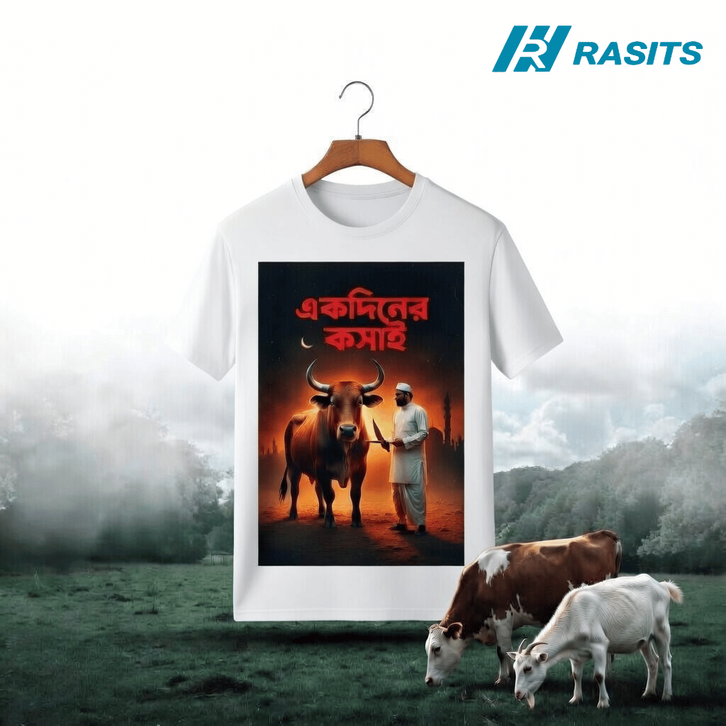একদিনের কসাই – Eid ul Azha Tradition T-Shirt 2