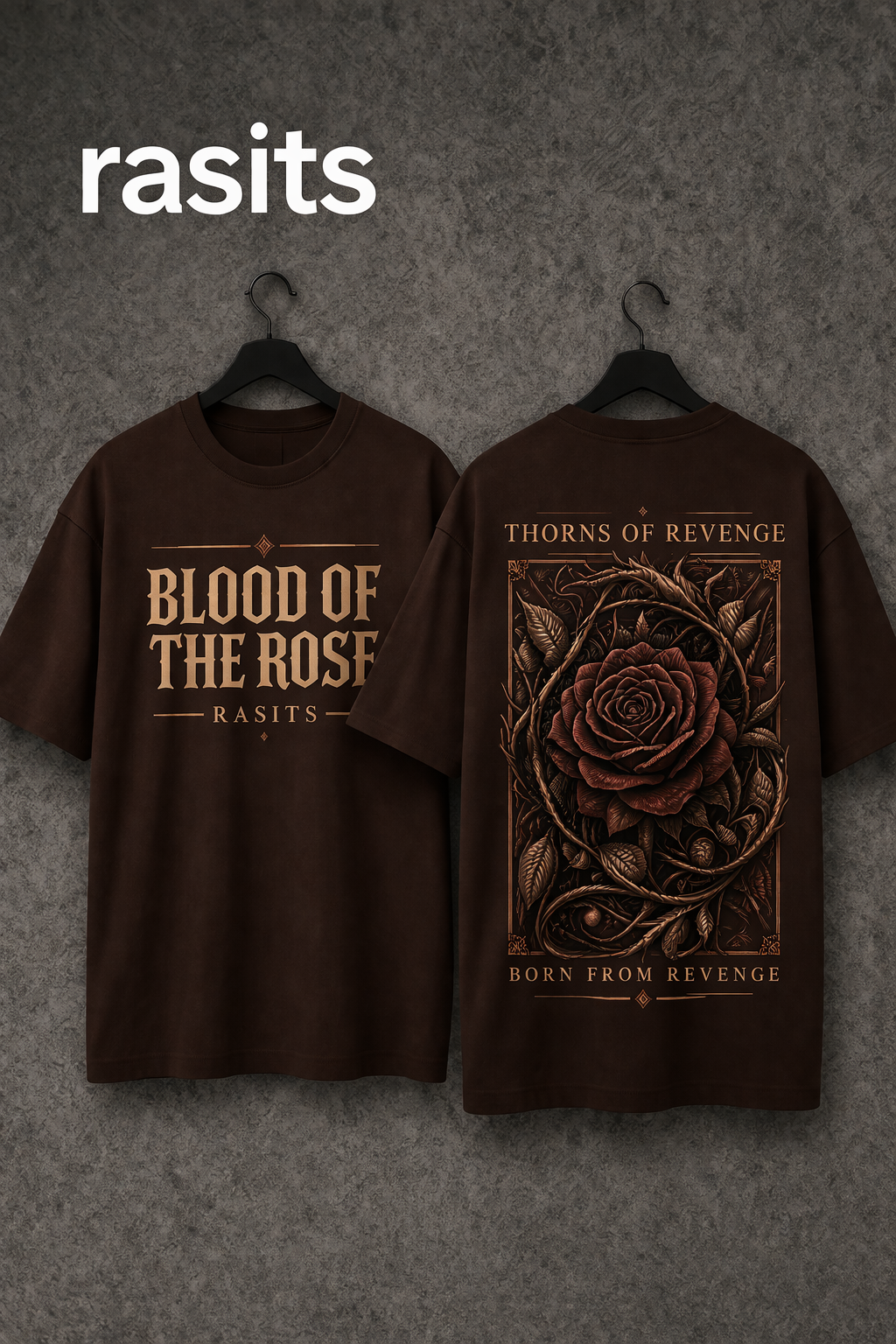 Blood of rose 🥀  premium Drop shoulder 🔥 3