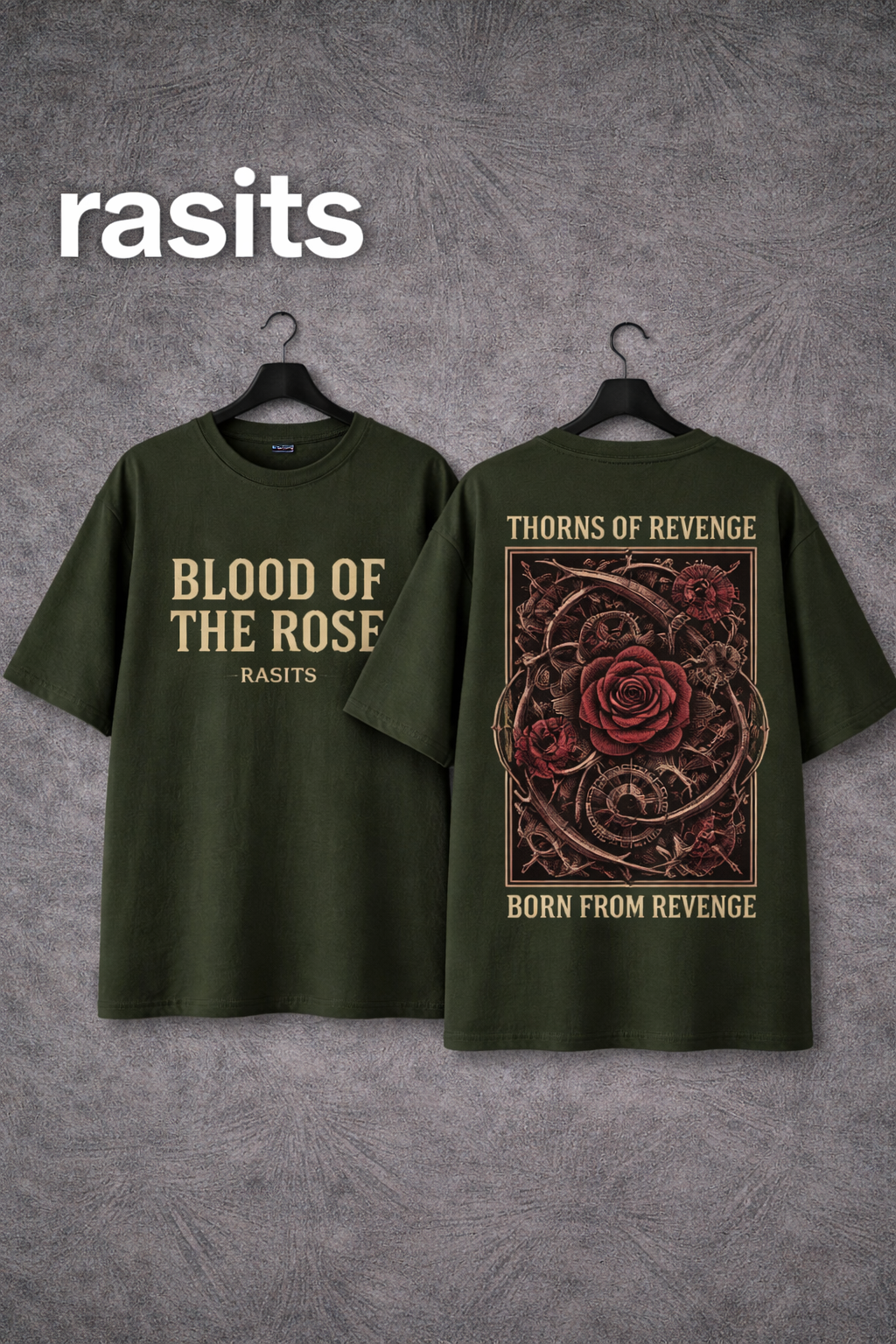 Blood of rose 🥀  premium Drop shoulder 🔥 4