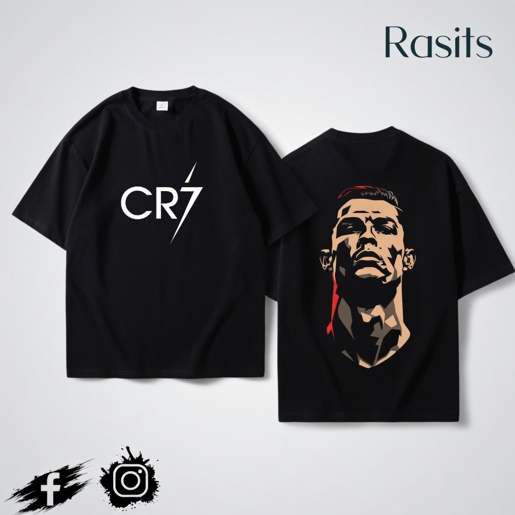 Premium 180+ GSM Drop Shoulder Football Legends Tribute T-Shirts 2