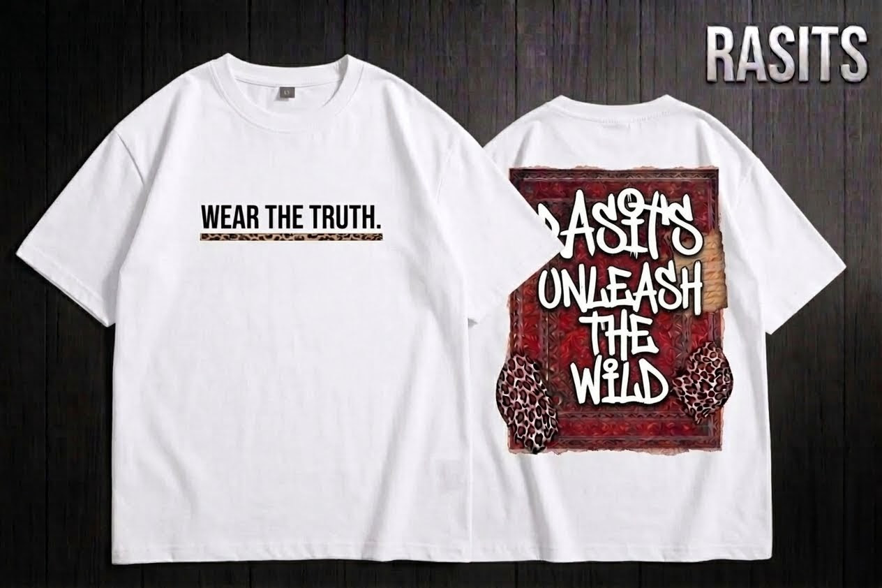Unleash Your Inner Beast: Rasits Drop-Shoulder Tees🐆 3