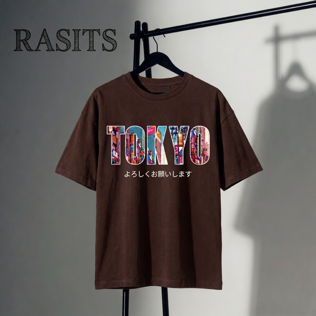 RASITS "Tokyo Urban" Premium Oversized Drop-Shoulder T-Shirt 5