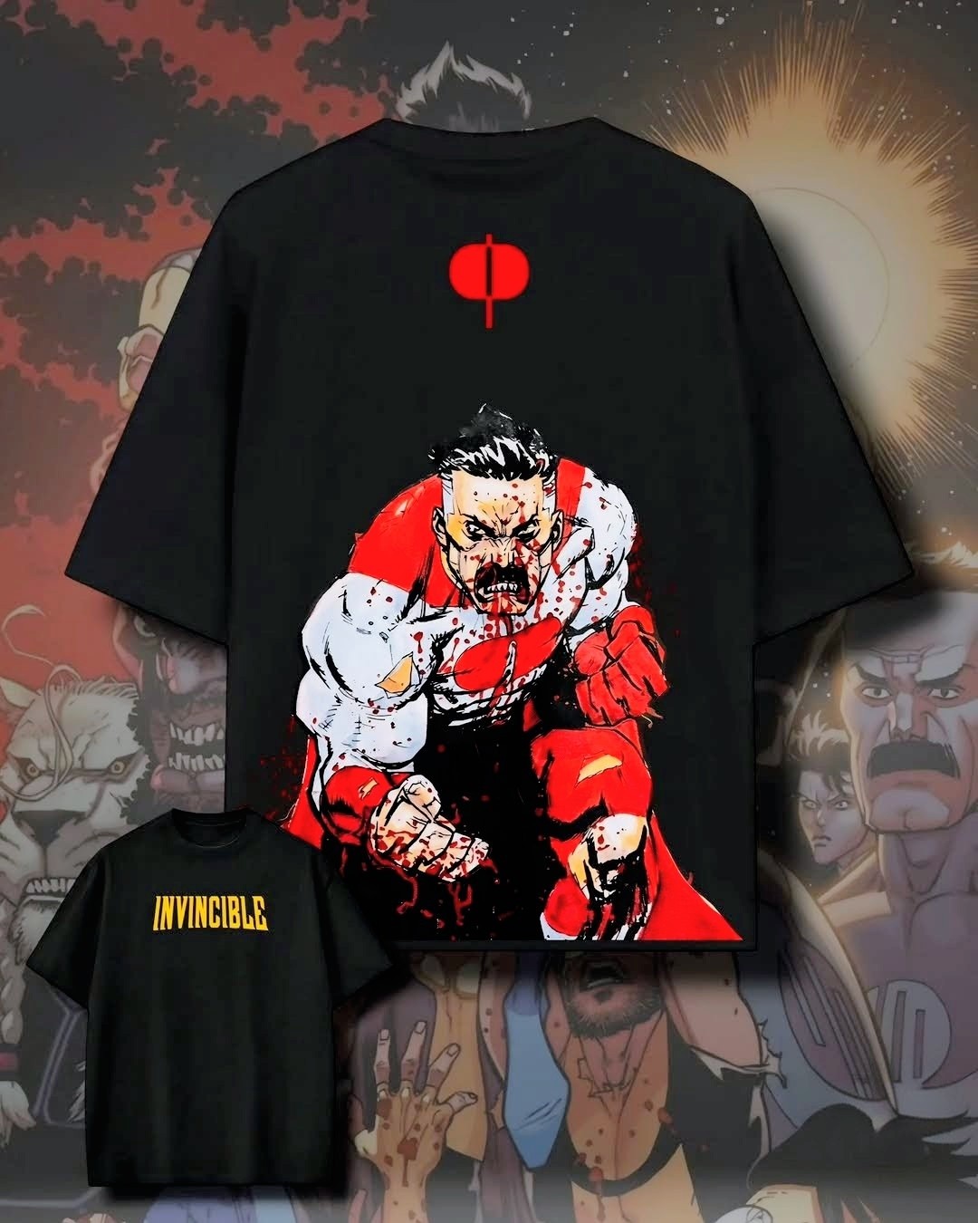 Invincible Collection – 180+ GSM Drop Shoulder Graphic Tees 6