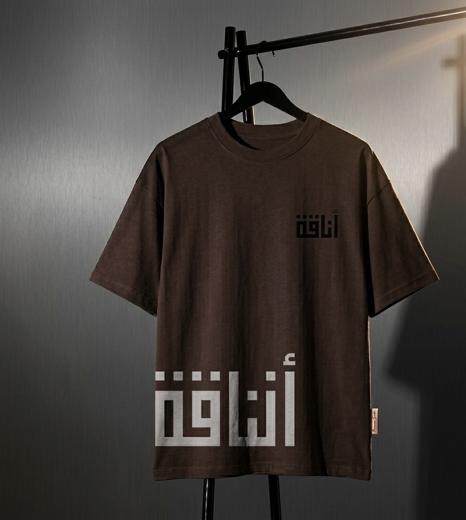 The Anaqa Essential – Modern Arabic Calligraphy Drop shoulder. 6