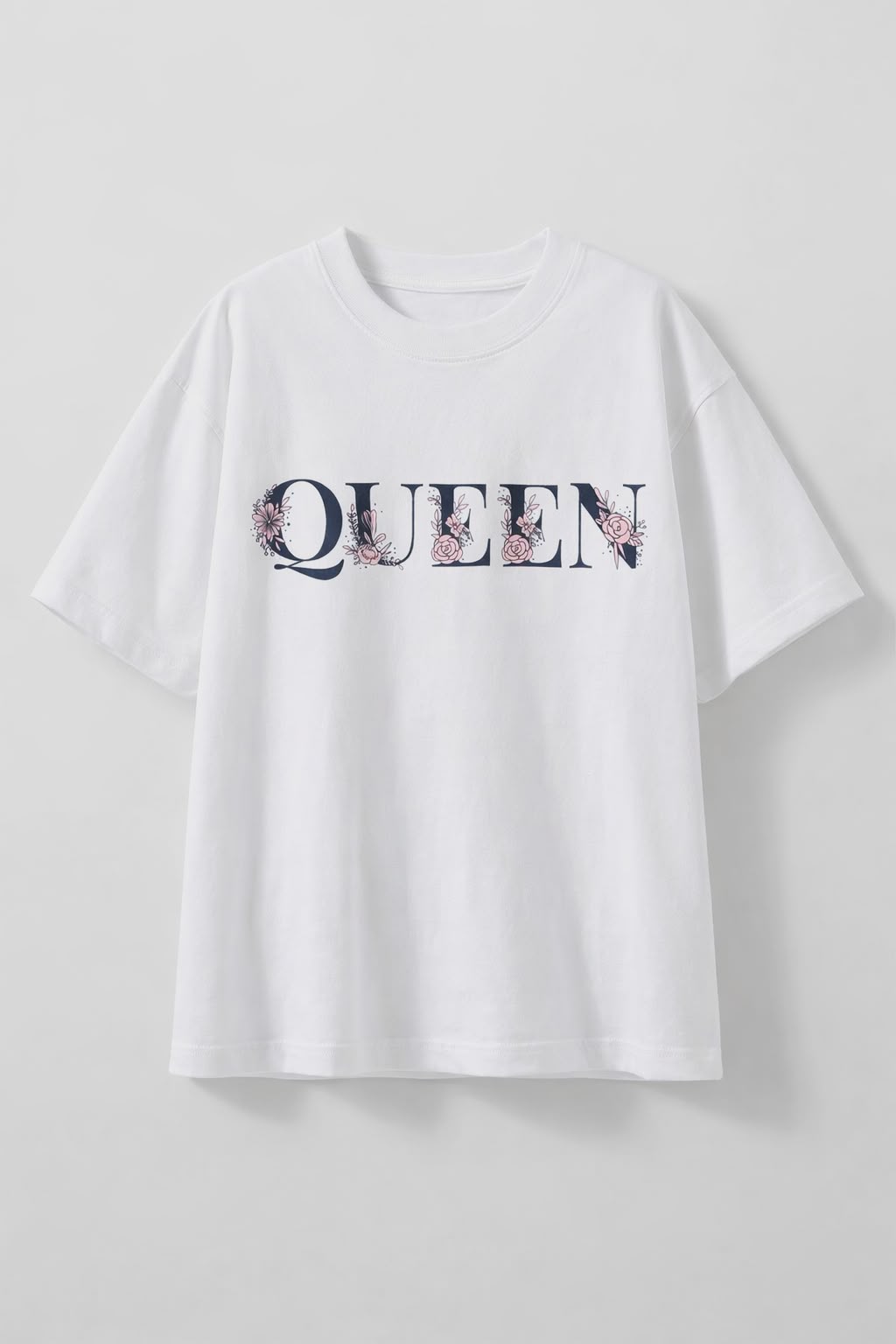 Women’s Floral Empowerment Collection – 180+ GSM Drop Shoulder Tees 2