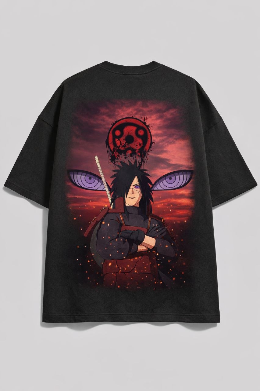 Uchiha Madara Collection – 180+ GSM Oversized Graphic Tees 3