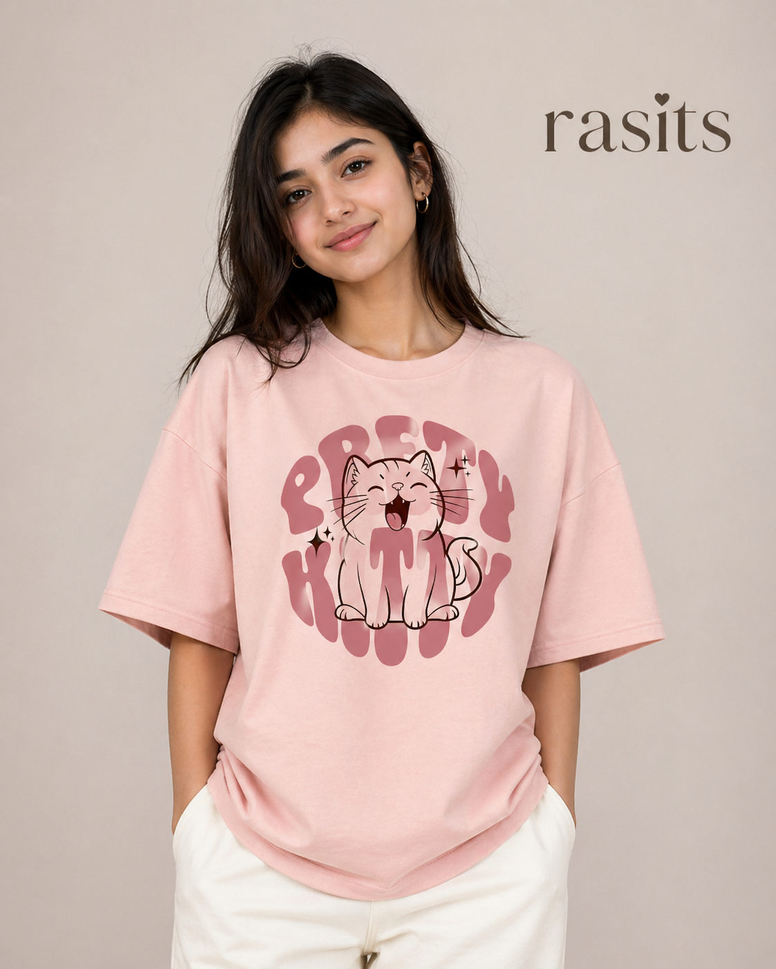 Rasits | PINK ADDITION | Girls Drop shoulder💖 8