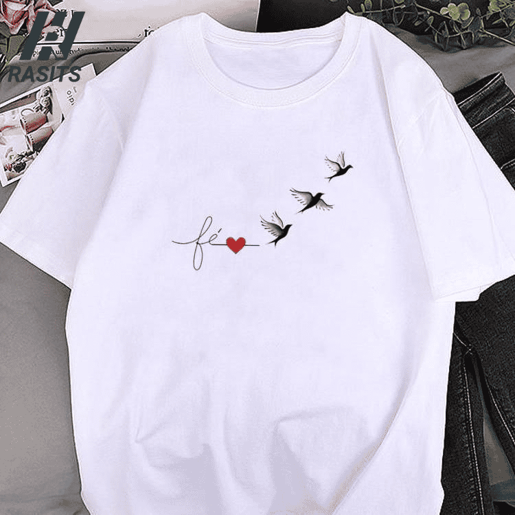 Floral Elegance Tee – 180+ GSM – Women’s Special Edition 8