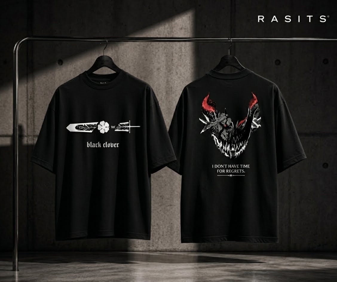 RASITS x Black Clover: Anti-Magic oversized Tee 5
