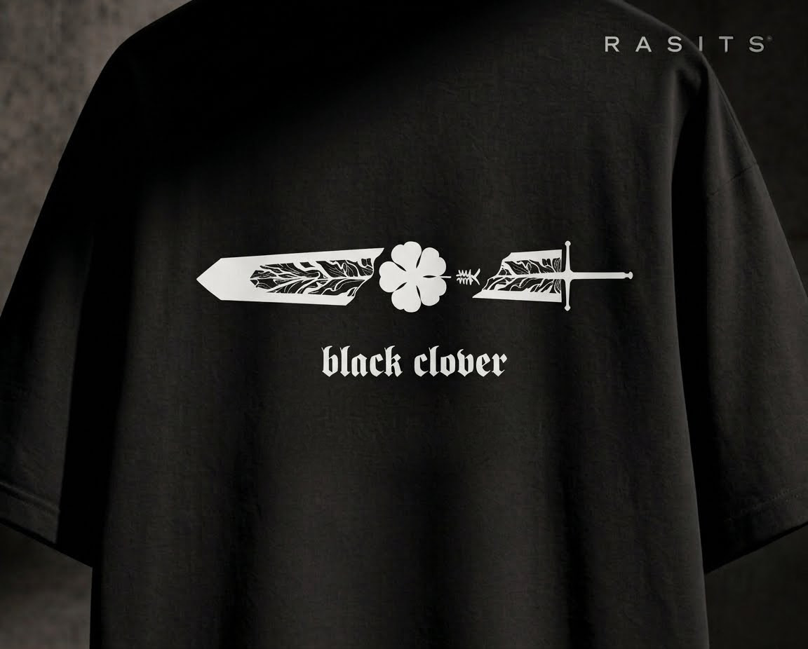 RASITS x Black Clover: Anti-Magic oversized Tee 6