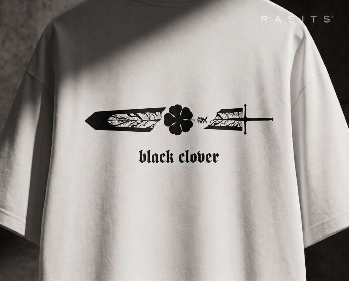 RASITS x Black Clover: Anti-Magic oversized Tee 4