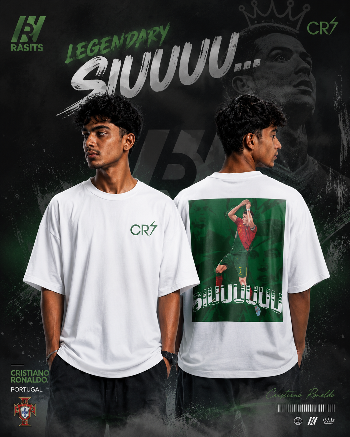 CR7 Collection Tee – 220 GSM Interlock – Wear Your Passion 19