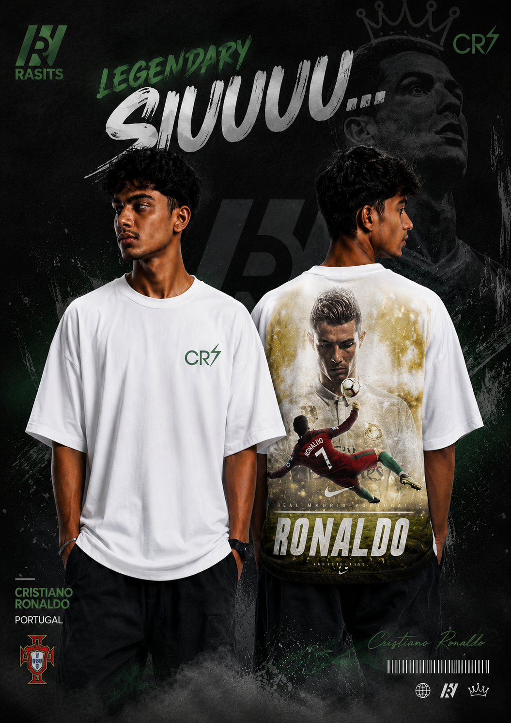 CR7 Collection Tee – 220 GSM Interlock – Wear Your Passion 20